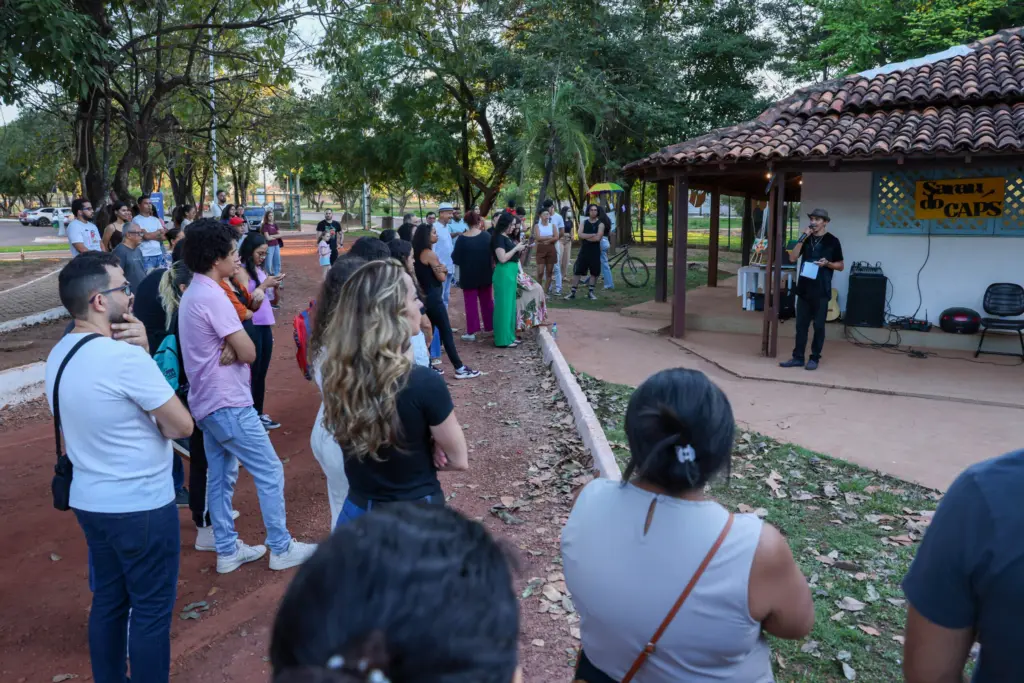 Mobilização contou com apresentações culturais de pacientes dos Caps – Foto: Lia Mara