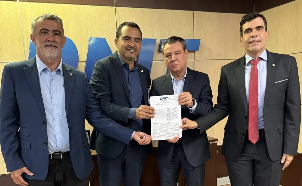 Ao lado de Amélio, Governador Wanderlei garante recuperação de rodovias afetadas pela queda da ponte da BR-153 em reunião com DNIT Ao lado de Amélio, Governador Wanderlei garante recuperação de rodovias afetadas pela queda da ponte da BR-153 em reunião com DNIT