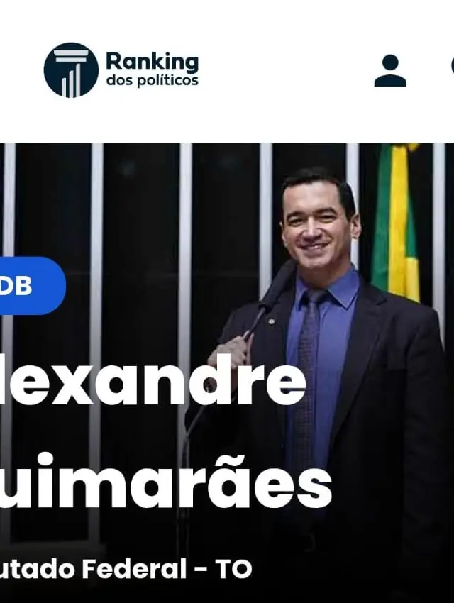 Alexandre Guimarães comemora ser apontado em 1º lugar no Ranking dos Políticos: “humildade e gratidão”