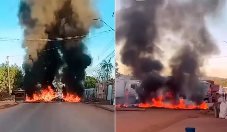 Manifestantes exigem medidas imediatas de segurança no trânsito / Foto: Montagem | Reprodução
