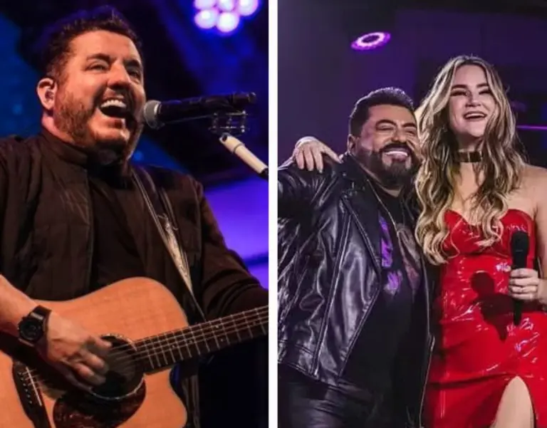 Cantor Bruno e Limão com Mel se apresentam em Palmas — Foto: Arte/Reprodução