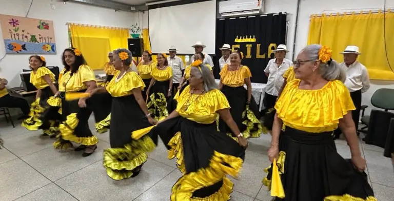 Grupo de dança “Flores dos Ipês”  no maior Festival de Dança do Mundo - Foto: Ascom UMA