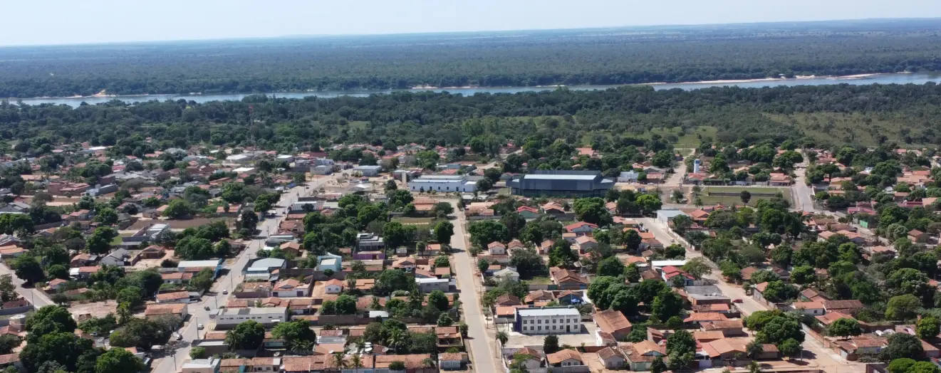 Vista aérea do município de Peixe - Foto: Divulgação/Prefeitura de Peixe
