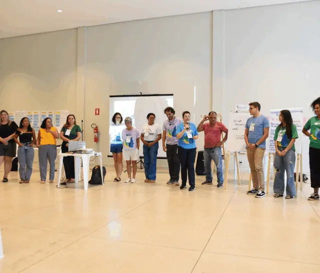 Representantes da etnia Javaé participam de oficina do REDD+ em Lagoa da Confusão, fortalecendo o diálogo sobre preservação ambiental e saberes tradicionais - Foto: Ascom Semarh/Governo do Tocantins