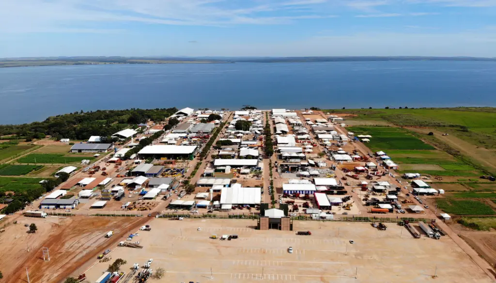 Vista aérea do parque da Agrotins pronto para receber os visitantes a partir desta terça-feira, 13, em Palmas - Foto: Adilvan Nogueira/Governo do Tocantins 