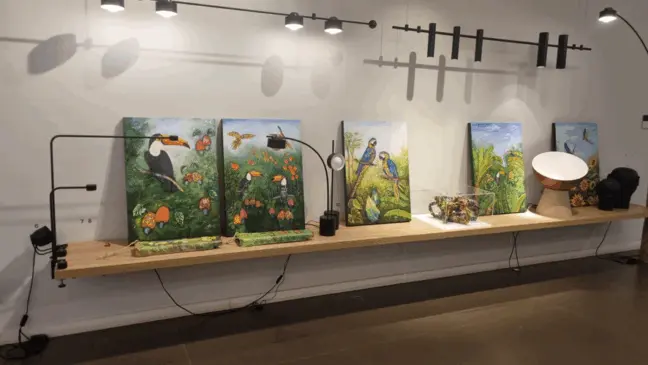 Exposição de arte “Natureza Urbana, Palmas Cidade em Cores” da artista visual Maria do Rosário está aberta para visitação 