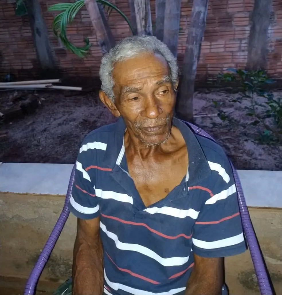 João Muniz, de 75 anos, foi agredido com socos e chutes em Gurupi, região sul do estado — Foto: Arquivo pessoal