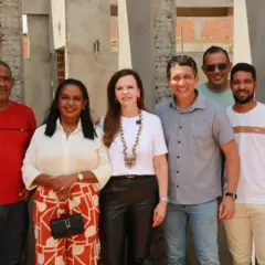 Ao lado dos principais líderes da cidade, Senadora Dorinha visita obra de ETI em São Sebastião e recebe agradecimentos por parceria 