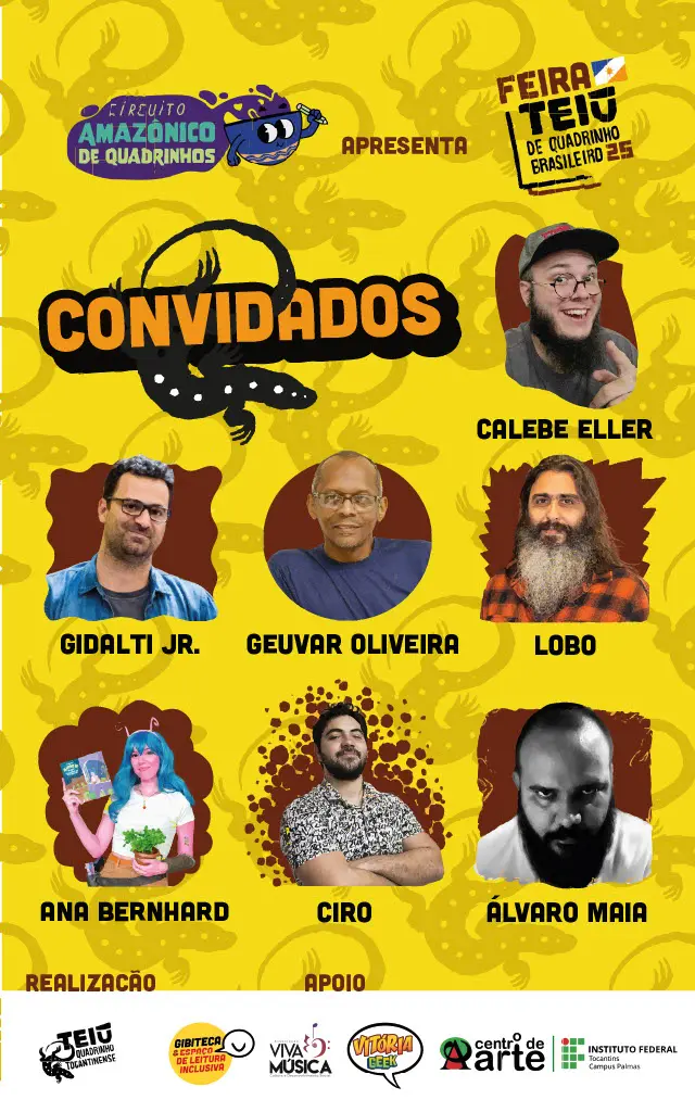 Feira Teiú de Quadrinhos movimenta cenário cultural tocantinense com artistas locais e nacionais Feira Teiú de Quadrinhos movimenta cenário cultural tocantinense com artistas locais e nacionais