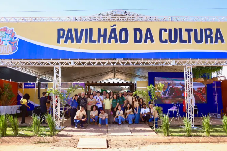 O Pavilhão da Cultura, instalado próximo ao píer do parque, numa área de 510m², fez sucesso logo no primeiro dia da Agrotins - Foto: Kadu Souza /Governo do Tocantins 