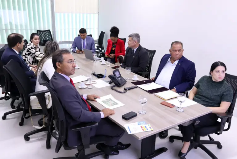 Presidente em exercício do Senado, Eduardo Gomes articula melhorias na saúde do Tocantins em audiência no Ministério da Saúde