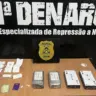 
Suspeita foi flagrada com porções de cocaína e crack após desembarcar do ônibus. — Foto: Divulgação PC-TO
