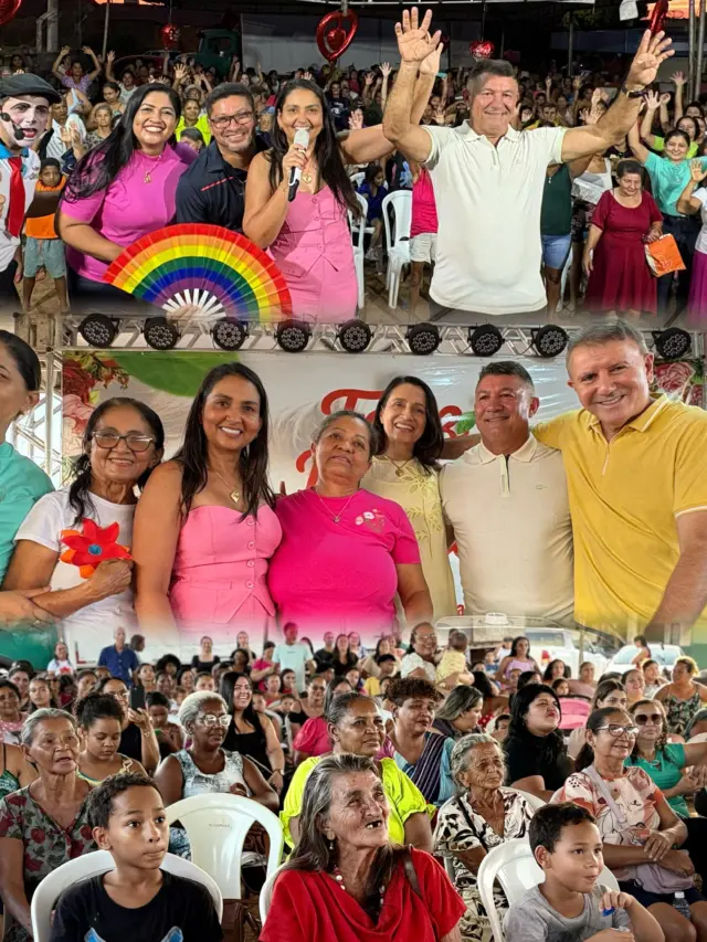 Em parceria com Federação, deputada Vanda Monteiro movimenta regiões de Palmas com homenagens a mães; Eduardo e Polyana prestigiam