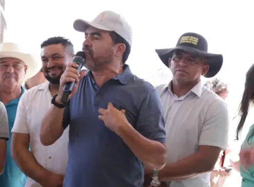 Em Buriti, governador afirmou: “Amélio é o nosso nome, é o nome do Republicanos”