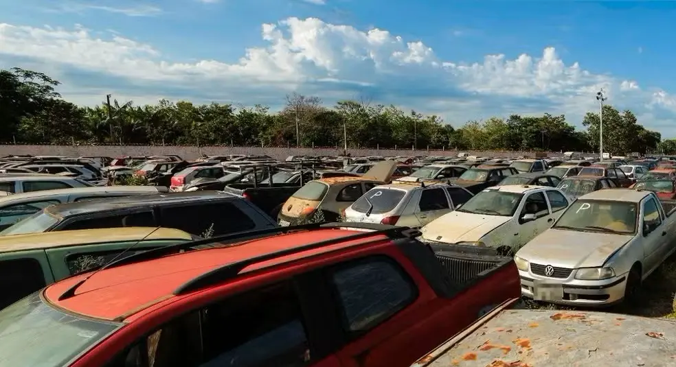 Veículos serão leiloados pelo Detran em Palmas — Foto: Felix Carneiro/Governo do Tocantins
