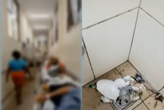 Vistoria do Ministério Público no HGP encontra irregularidades — Foto: Reprodução/TV Anhanguera