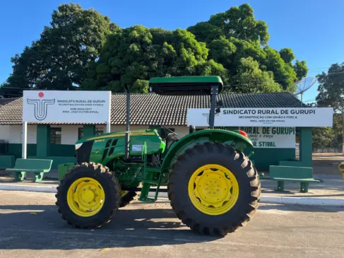 Sindicato Rural de Gurupi agradece trator viabilizado pelo senador Eduardo Gomes: “um avanço significativo”