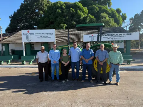 Fortes cita sua articulação e também agradece senador por trator zero que vai reforçar agricultura familiar em Gurupi