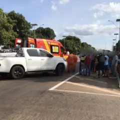 Acidente aconteceu na manhã desta sexta-feira (6), em Guaraí — Foto: Marcelo Gris/Portal Guaraí Notícias