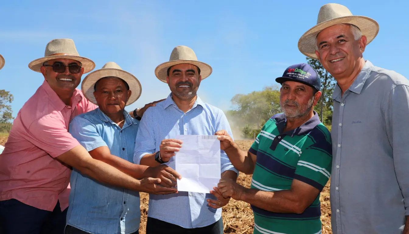 Governador Wanderlei Barbosa lança projeto que destina calcário para o fortalecimento da produção dos agricultores familiares no Tocantins - Foto: Esequias Araújo/Governo do Tocantins 