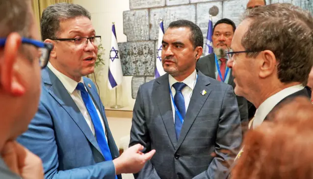 Em Israel, governador Wanderlei Barbosa fortalece relações internacionais e é recebido pelo presidente Isaac Herzog