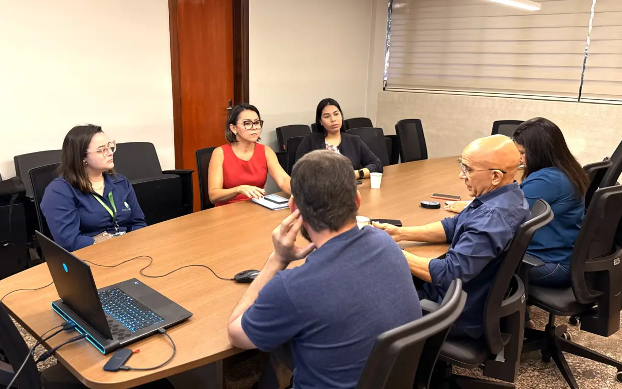 Durante reunião Governo do Tocantins avalia custos de implantação do aterro sanitário na região do Vale do Rio Manuel Alves – Foto: Cleide Veloso/Governo do Tocantins