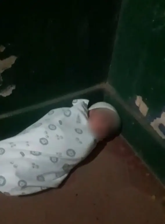 Bebê abandonado - Divulgação
