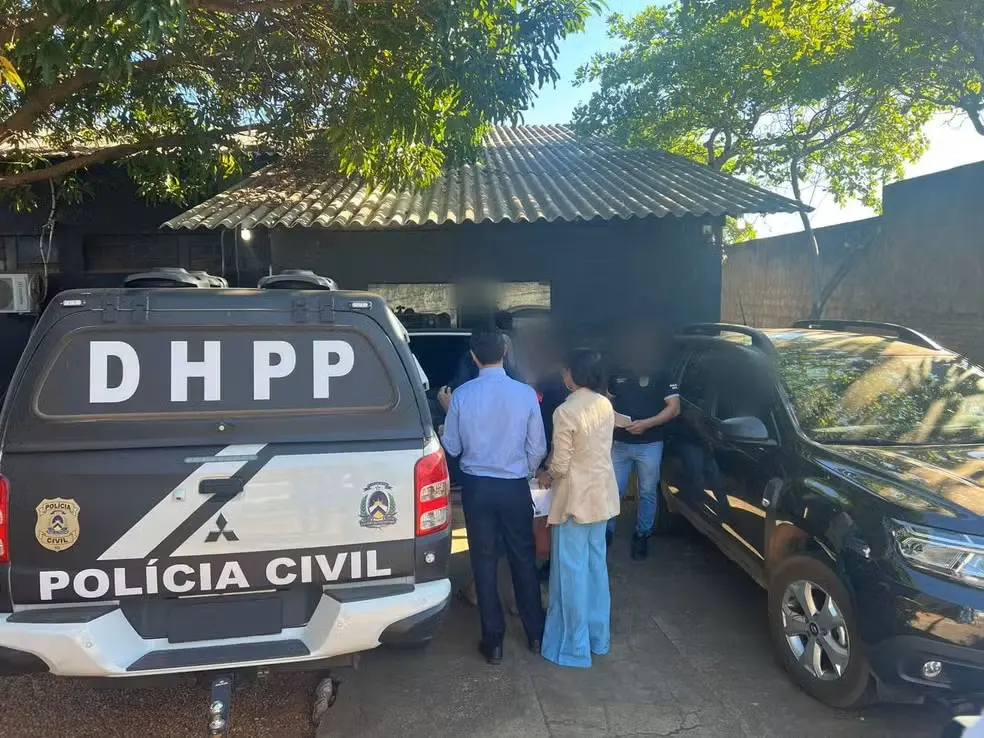 Corretor de imóveis é preso suspeito de tentar matar cliente em Palmas — Foto: Kaliton Mota/TV Anhanguera