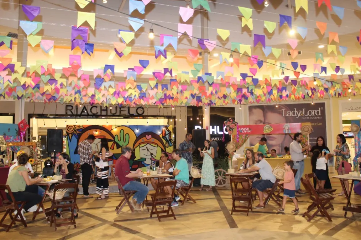 Junina do Capim: Shopping da capital celebra São João com música, dança e sabores típicos Junina do Capim: Shopping da capital celebra São João com música, dança e sabores típicos