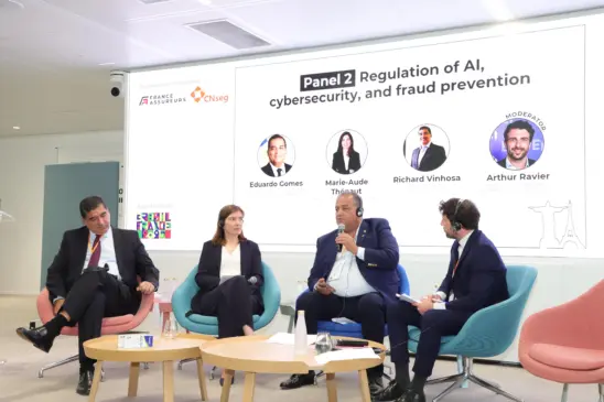 Eduardo Gomes representa o Senado no Fórum de Seguros Brasil-França e defende regulação equilibrada da inteligência artificial
