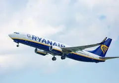 Avião da Ryanair, aérea low cost que atua principalmente na Europa - Foto: Divulgação