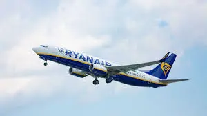 Avião da Ryanair, aérea low cost que atua principalmente na Europa - Foto: Divulgação