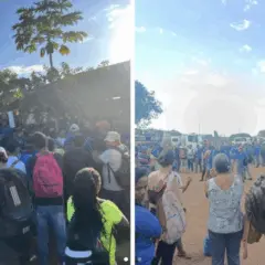 Com recebimentos atrasados, terceirizados protestam e paralisam atividades na Capital; Prefeitura se manifesta