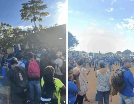 Com recebimentos atrasados, terceirizados protestam e paralisam atividades na Capital; Prefeitura se manifesta