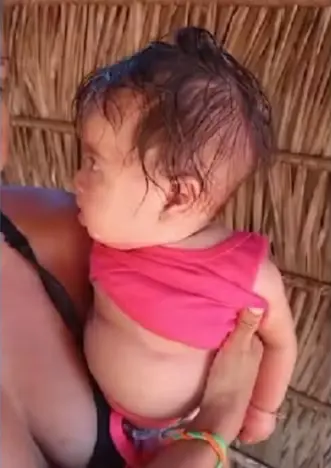 Bebê indígena morreu enquanto aguardava vaga na UTI — Foto: Reprodução
