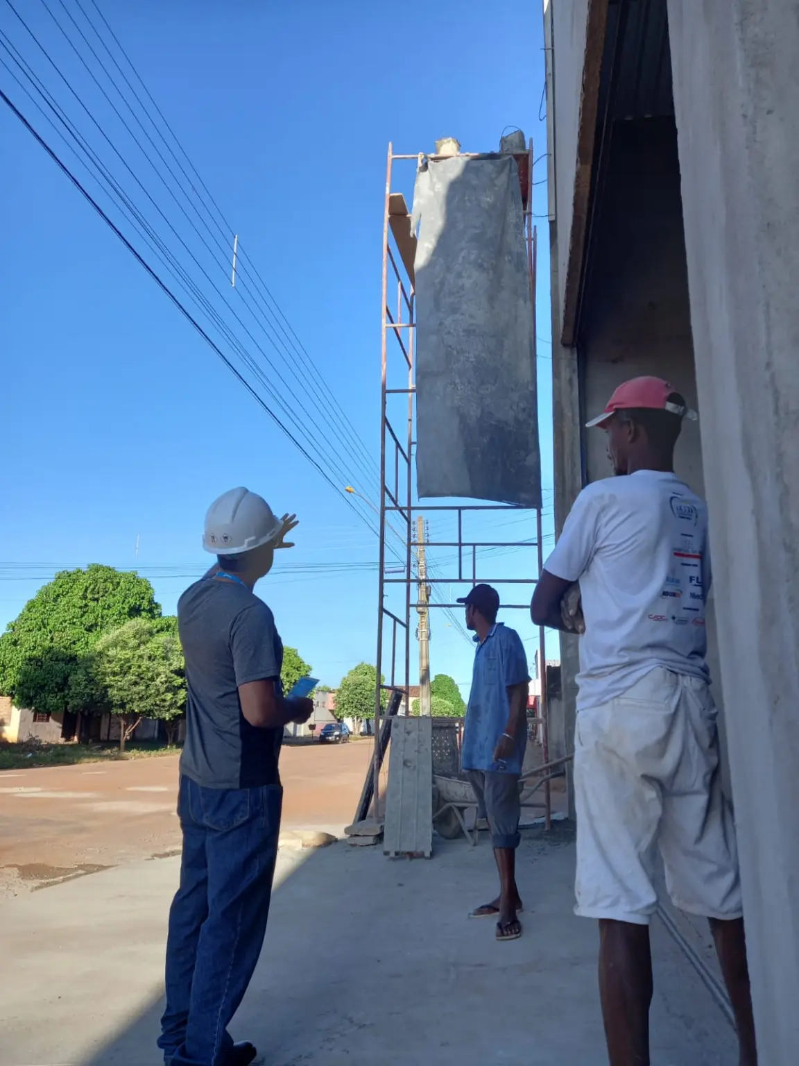 Foto: Energisa faz orientações de segurança em canteiros de obras no Tocantins 