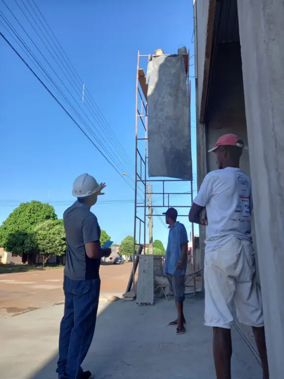 Foto: Energisa faz orientações de segurança em canteiros de obras no Tocantins 