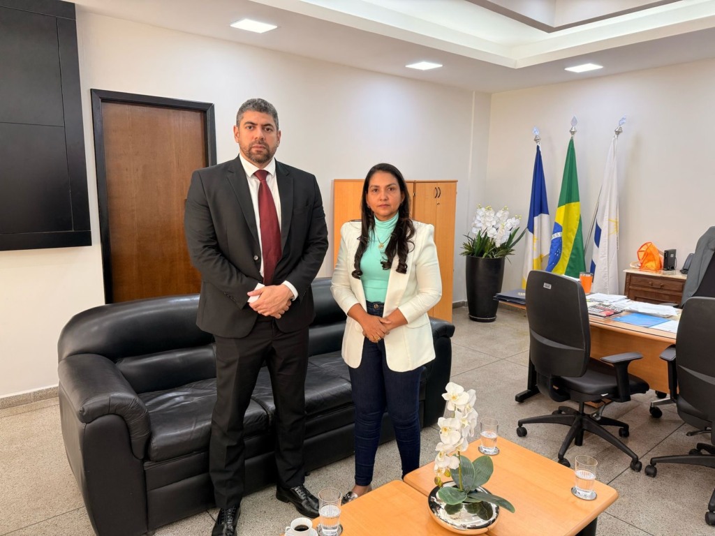 Deputada Vanda Monteiro e Secretário da SSP tratam sobre monitoramento eletrônico de agressores e proteção às mulheres no Tocantins