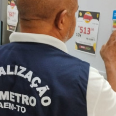 Equipe técnica da área de qualidade fiscaliza empresas para verificar se os produtos têm o Selo Inmetro - Foto: Brenda Ramos/Governo do Tocantins