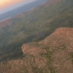 O piloto Rafael Sloboda sobrevoou a Serra da Cangalha, em Campos Lindos - Foto: Reprodução 
