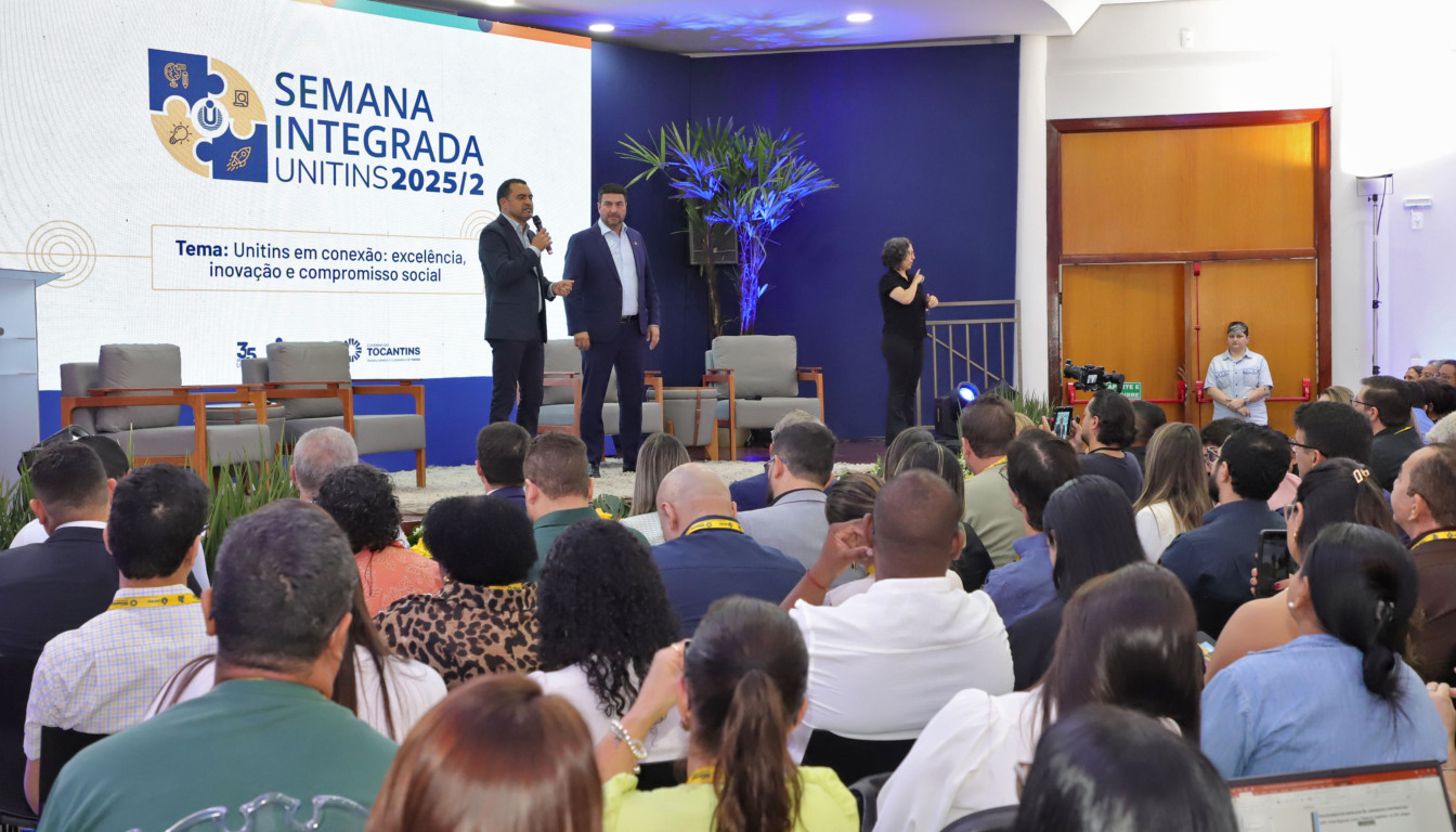 Em evento da Unitins, governador Wanderlei Barbosa reforça entrega do novo câmpus em Dianópolis para novembro e obras em Augustinópolis - Foto: Antônio Gonçalves/Governo do Tocantins Em evento da Unitins, governador Wanderlei Barbosa reforça entrega do novo câmpus em Dianópolis para novembro e obras em Augustinópolis - Foto: Antônio Gonçalves/Governo do Tocantins