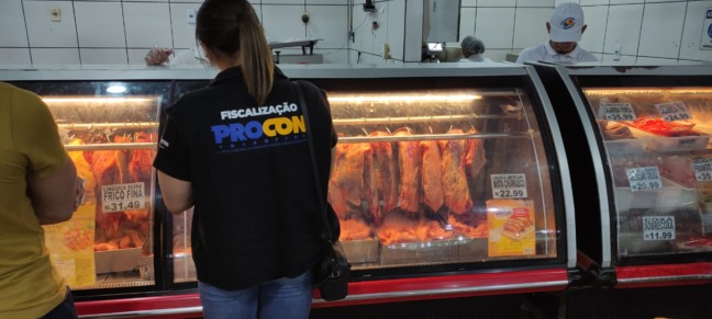 Em Araguaína o item com a maior variação é a linguiça suína, de R$ 18,99 a R$ 40,00, com uma variação de 111% entre o menor e o maior valor - Foto: Ascom Procon/Governo do Tocantins