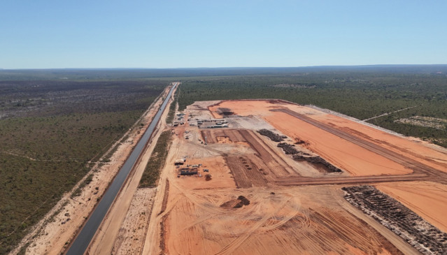 Com 70% das obras concluídas, o aeroporto de São Félix é um dos principais investimentos para impulsionar o turismo e a economia do Jalapão - Foto: Inácio Neto/Governo do Tocantins