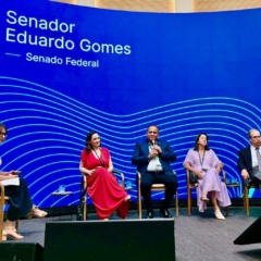 Em Portugal, Vice-presidente do Senado Eduardo Gomes palestra em evento sobre inovação e inteligência artificial