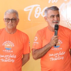Cayres celebrou o pagamento das emendas para fortalecer o turismo durante evento da Setur - Foto: Mazim Aguiar/Setur Tocantins
