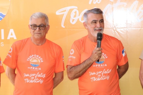 Cayres celebrou o pagamento das emendas para fortalecer o turismo durante evento da Setur - Foto: Mazim Aguiar/Setur Tocantins