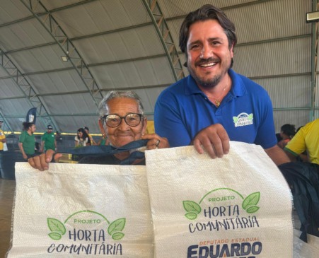 Eduardo Fortes anuncia horta comunitária em Jaú com apoio da UFT