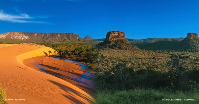 Integrar as rotas turísticas do Jalapão e da Serra da Mesa é a meta dos governos do Tocantins e do Maranhão - Foto:
Setur/Governo do Tocantins