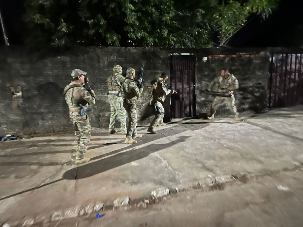 Polícia Civil deflagra operação 'Esquenta Miracaxi' para combater o tráfico de drogas - Foto: Divulgação GOTE