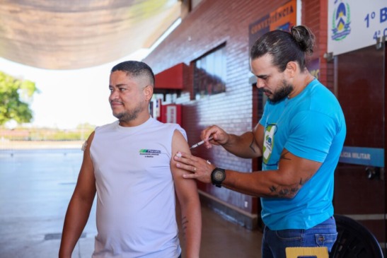 TO contra o sarampo: Barreira vacinal na rodoviária de Palmas atende passageiros e trabalhadores